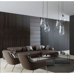 Nowodvorski Lighting Pear M lampa wisząca 1x40W czarny/mosiądz 8672