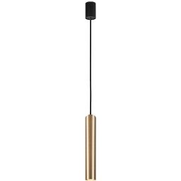 Nowodvorski Lighting Eye lampa wisząca 1x10 W czarna-mosiądz 8800