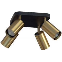 Nowodvorski Lighting Eye Spot Brass IV lampa podsufitowa 4x10W mosiądz/czarny 8820