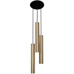 Nowodvorski Lighting Eye lampa wisząca 3x10 W czarna-mosiądz 8915
