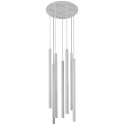 Nowodvorski Lighting Laser lampa wisząca 7x10 W biała 8918