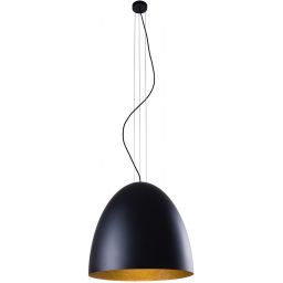 Nowodvorski Lighting Egg lampa wisząca 5x25W czarny/złoty 9024