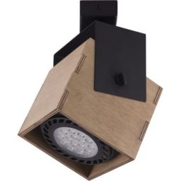 Nowodvorski Lighting Wezen I lampa podsufitowa 1x35W drewno/czarny 9037