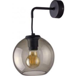 Nowodvorski Lighting Vetro kinkiet 1x60W czarny/szkło przydymione 9132