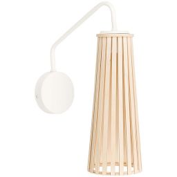 Nowodvorski Lighting Dover kinkiet 1x10 W biały-drewno 9261