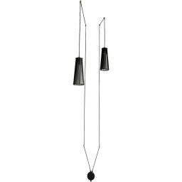 Nowodvorski Lighting Dover kinkiet 2x10W czarny 9263