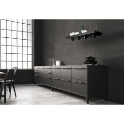 Nowodvorski Lighting Plant lampa wisząca 4x10 W czarna-nikiel 9381