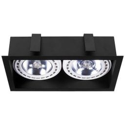 Nowodvorski Lighting Mod lampa do zabudowy 2x15 W czarna 9416