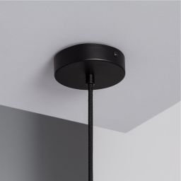 Abruzzo Ciri lampa wisząca 1x40 W czarna-szary/popielaty-miedź ABR-CIRI-E27