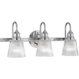 Quintiesse Addison kinkiet 3x3 W chrom-przezroczysty QN-ADDISON3-BATH