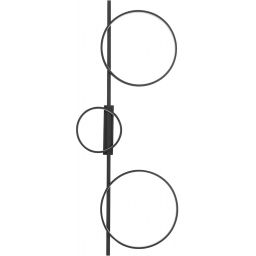 Nowodvorski Lighting Circolo Led kinkiet 1x33W czarny mat 10816