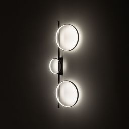 Nowodvorski Lighting Circolo Led kinkiet 1x33W czarny mat 10816