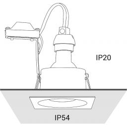 Nowodvorski Lighting Charlie lampa do zabudowy 1x15 W czarna 8370