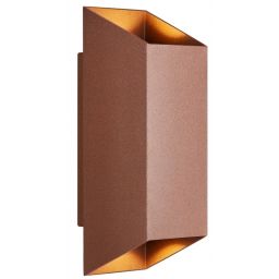 Nordlux Nico kinkiet zewnętrzny 2x35 W zardzewiały 2218221009