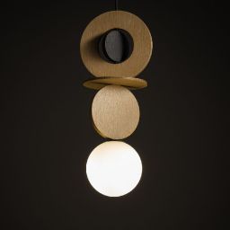 Nowodvorski Lighting Drops Wood lampa wisząca 1x12 W czarna 11173