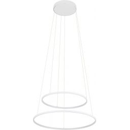Nowodvorski Lighting Circolo lampa wisząca 1x67 W biała 11646