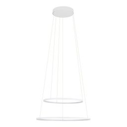 Nowodvorski Lighting Circolo lampa wisząca 1x67 W biała 11646