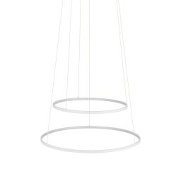 Nowodvorski Lighting Circolo lampa wisząca 1x67 W biała 11646
