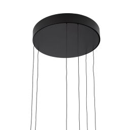 Nowodvorski Lighting lampa wisząca 1x67 W czarna 11647