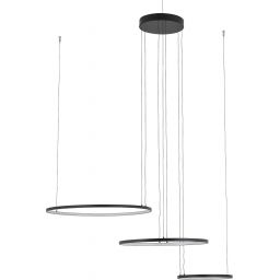 Nowodvorski Lighting Circolo lampa wisząca 1x85 W czarna 11648