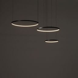 Nowodvorski Lighting Circolo lampa wisząca 1x85 W czarna 11648