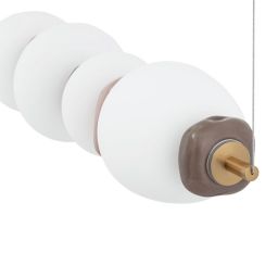 Nowodvorski Lighting Ceramic lampa wisząca 1x22 W szary/popielaty 11700