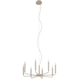 Nowodvorski Orto lampa wisząca 8x10 W beżowa 12525