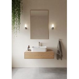 Nordlux Tangens kinkiet 1x40 W biały opal-stal szczotkowana 17131032