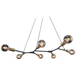 Nordlux Josefine lampa wisząca 7x60W czarna 2010303003