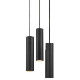 Nordlux Tilo lampa wisząca 3x15 W czarna 2010473003