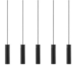 Nordlux Tilo lampa wisząca 5x15W czarna 2010483003