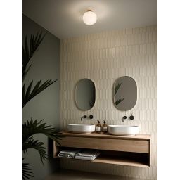 Nordlux Alton lampa podsufitowa 1x25 W biała-mosiądz 2010506001