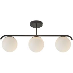 Nordlux Grant lampa podsufitowa 3x25 W biała-czarna 2010583003