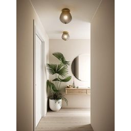 Nordlux Orbiform lampa podsufitowa 1x40 W mosiądz-przydymiona 2010656047