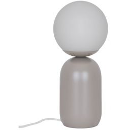 Nordlux Notti lampa stołowa 1x25 W biała/brązowa 2011035018