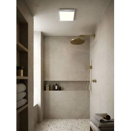 Nordlux Oja square plafon 1x14,5W LED biały/chrom 2015066133