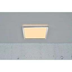 Nordlux Oja square plafon 1x14,5W LED biały/chrom 2015066133
