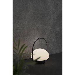 Nordlux Sponge To Go lampa stojąca zewnętrzna 1x4,8 W biała-czarna 2018145003