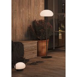 Nordlux Sponge To Go lampa stojąca zewnętrzna 1x4,8 W biała-czarna 2018145003