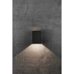 Nordlux Fold kinkiet zewnętrzny 2x3,75 W czarny 2019041003