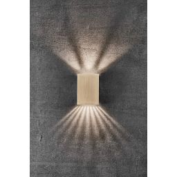 Nordlux Fold kinkiet zewnętrzny 2x3,75 W mosiądz 2019041035