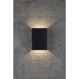 Nordlux Fold kinkiet zewnętrzny 2x5 W czarny 2019051003