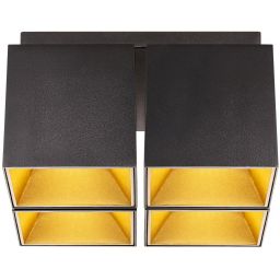 Nordlux Ethan lampa podsufitowa 4x50 W czarna 2110430103