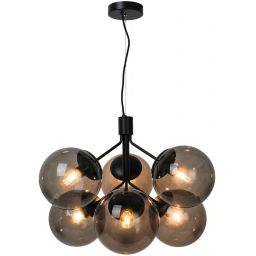 Nordlux Ivona lampa wisząca 6x28 W czarna 2112163003