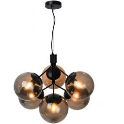 Nordlux Ivona lampa wisząca 6x28 W czarna 2112163003