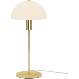 Nordlux Ellen lampa stołowa 1x40 W biała-mosiądz 2112305035