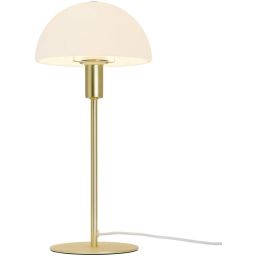 Nordlux Ellen lampa stołowa 1x40 W biała-mosiądz 2112305035