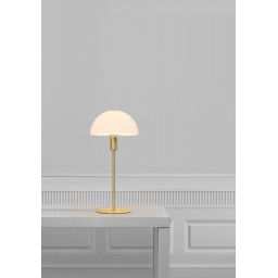 Nordlux Ellen lampa stołowa 1x40 W biała-mosiądz 2112305035