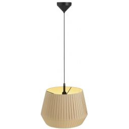 Nordlux Dicte lampa wisząca 1x60 W czarna-beżowa 2112353009