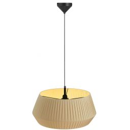 Nordlux Dicte lampa wisząca 1x60 W czarna-beżowa 2112373009